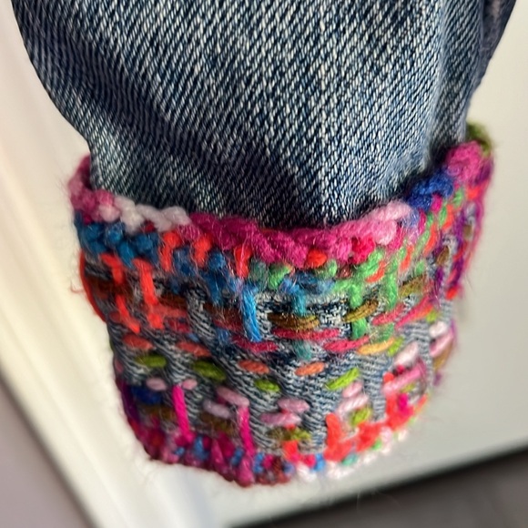 Guess Hand Embellished Jean Jacket - Picture 5 of 13